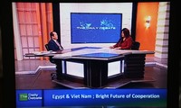Televisión egipcia transmite en directo programa sobre relaciones con Vietnam