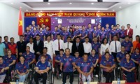 Efectúan la ceremonia de despedida de la delegación vietnamita a ASEAN Para Games 12