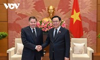 Presidente del Parlamento de Vietnam recibe al jefe del Tribunal Supremo de Rusia