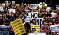 Manifestaciones contra políticas de austeridad en España