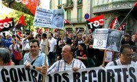 Manifestantes vuelven a tomar calles de Madrid