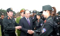Dirigentes del Partido y Gobierno se reúnen con fuerzas de seguridad y defensa