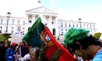 Manifestaciones en contra de medidas de austeridad en Italia y Portugal