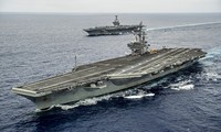 US Navy carriers conduct East Sea drills 