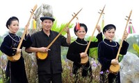 Cao Bang의 Tay족의 전통 현악기 dan tinh 제작 공예