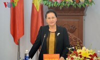 응우옌 티 낌 응안 국회의장, 자라이 성 지도자 접견