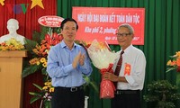 Vo Van Thuong à une fête de une grande union nationale à Dong Nai