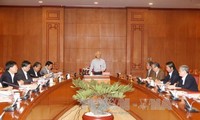 Nguyen Phu Trong préside une réunion sur la lutte anti-corruption
