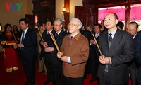 Nguyen Phu Trong rend hommage à Nguyen Duc Canh à l’occasion des 110 ans de sa naissance 