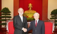 ​  Nguyên Phu Trong reçoit le président de l’AN iranienne