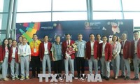 ASIAD 2018: la délégation vietnamienne est arrivée en Indonésie