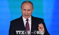 Vladimir Poutine prononce son discours annuel de 2019