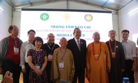 Rencontre du vice-Premier ministre Truong Hoa Binh avec les journalistes au Vesak 2019