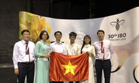 Olympiades internationales de biologie: tous les quatre Vietnamiens primés