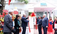 Gérard Larcher à l'inauguration des nouveaux locaux de l’Institut français de Hanoï