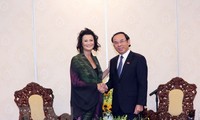 La présidente du Sénat belge rencontre le plus haut dirigeant de Hô Chi Minh-ville