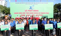 Lancement du mouvement «La population de Cân Tho agit pour une ville verte, propre, belle et sûre»
