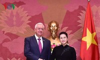 Нгуен Тхи Ким Нган приняла председателя Совета Республики Нацсобрания Беларуси Михаила Мясниковича