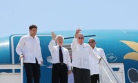 Raul Castro Ruz쿠바주석, Nguyen Phu Trong 총서기장과 Santiago De Cuba 시 방문