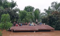 베트남, 라오스 동남부 댐 붕괴 피해자 지원