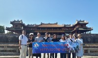 베트남 관광:  일본 Famtrip여행단체,  Huế의 일부 관광지 답사