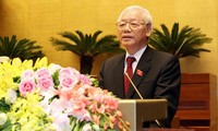응웬 푸 쫑 서기장이 국가주석으로 선출된 것을 축하하기 위하여 각 국가 지도자가 축전 보내