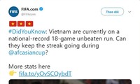 FIFA도 인정한 베트남의 18경기 무패 행진