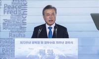 문재인 한국 대통령, ” 하노이에서 열릴 2차 북미정상회담에 대한한반도 평화의 가시적 진전을 위한 중대 전환점” 강조
