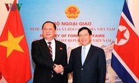 팜빈민 (Phạm Bình Minh)베트남 부총리, 외무부 장관, 조선 민주주의 인민 공화국 공식 방문 시작
