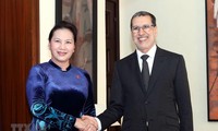 응우옌 티 낌 응언 국회의장, 모로코 총리와 회견