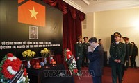 Lễ viếng nguyên Chủ tịch nước, Đại tướng Lê Đức Anh tại LB Nga, Singapore   