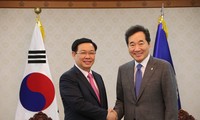 Phó Thủ tướng Chính phủ Vương Đình Huệ hội kiến Thủ tướng và Chủ tịch Quốc hội Hàn Quốc