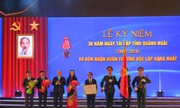 Thủ tướng Nguyễn Xuân Phúc dự Lễ kỷ niệm 30 năm tái lập tỉnh Quảng Ngãi