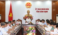 Phó Thủ tướng Vương Đình Huệ làm việc tại tỉnh Bình Định