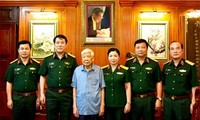 Nhân Ngày Thương binh Liệt sỹ 27/7: Đại tướng Lương Cường thăm các vị nguyên lãnh đạo Đảng, Nhà nước
