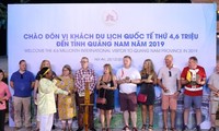 Quảng Nam đón vị khách du lịch quốc tế thứ 4,6 triệu năm 2019
