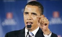 Presiden Amerika Serikat Barack Obama mengumumkan kampanye pemilihan presiden