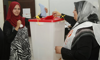 Persekutuan Kekuatan- kekuatan nasional memelopori  pemilu parlemen Lybia