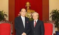 Ketua Komite Tetap Konferensi Rakyat Tertinggi RDR Korea Kim Yong Nam mengakhiri kunjungan  di Vietnam