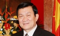 Presiden Vietnam Truong Tan Sang  berkunjung  di Repubik Kazastan.