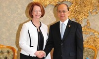Presiden Myanmar U Thein Sein berkunjung di Australia
