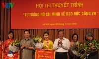 Final sayembara dengan tema “Fikiran Ho Chi Minh tentang moral kedinasan”