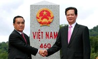 Vietnam dan Laos  menyelesaikan sistim tonggak  perbatasan  modern dan  abadi