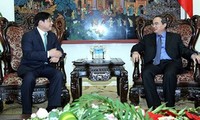Deputi PM Vietnam, Nguyen Thien Nhan menerima Presiden  Badan Kerjasama Internasional Republik Korea