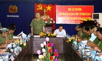 Menteri Keamanan Publik Vietnam, Tran Dai Quang melakukan temu kerja di propinsi Binh Duong