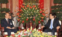 Wakil Ketua organisasi pendorongan  diplolatik rakyat Jepang berkunjung di Vietnam
