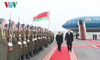 Sekjen KS PKV, Nguyen Phu Trong memulai kunjungan resmi di Republik Belarus