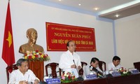 Deputi PM Vietnam, Nguyen Xuan Phuc melakukan kunjungan kerja di propinsi Ca Mau