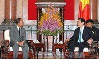 Presiden Vietnam, Truong Tan Sang menerima Menteri Hukum Laos