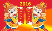 Tahun Baru Binh Than (atau tahun Monyet Api) di Vietnam